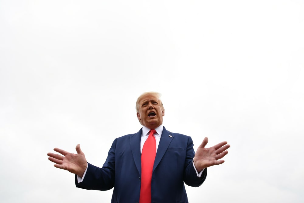 Image: US-POLITICS-TRUMP-DEPART