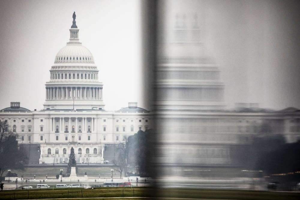Image: Capitol Hill Prepares Ahead Of Full House Vote On Impeachment Articles This Week