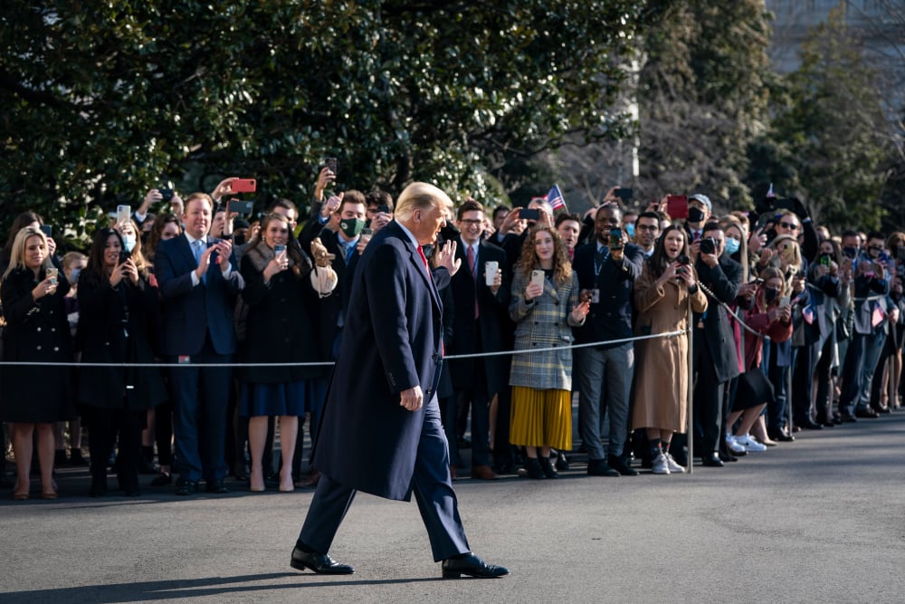 Image: President Trump Departs White House For Border Visit