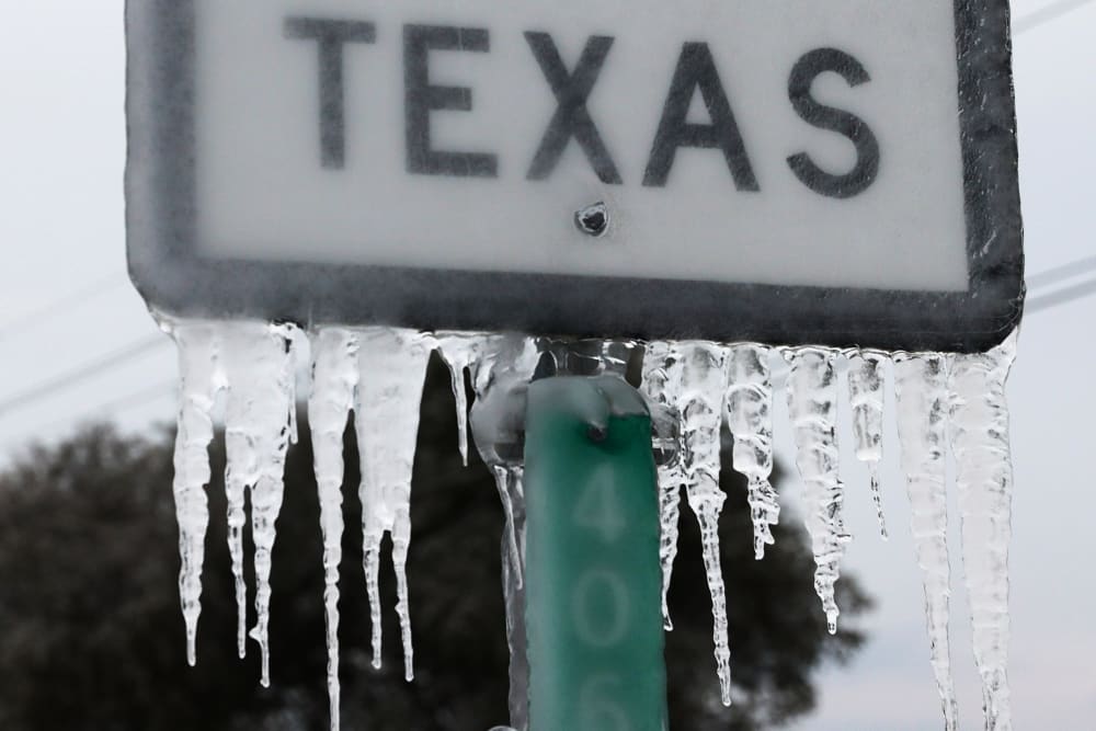 Image: Texas Struggles With Unprecedented Cold And Power Outages