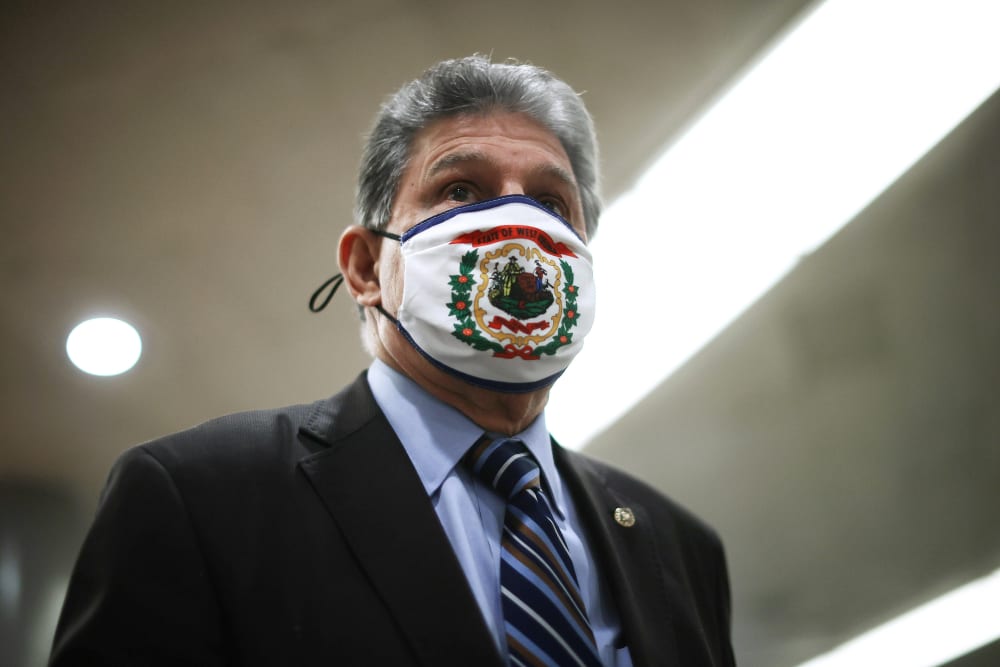 Image: Sen. Joe Manchin, D-W.V. at the Capitol