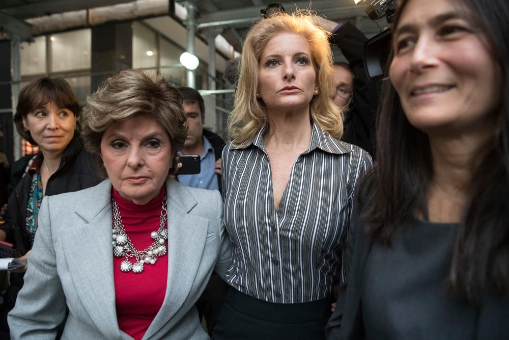 Image: Gloria Allred, Summer Zervos, Mariann Wang