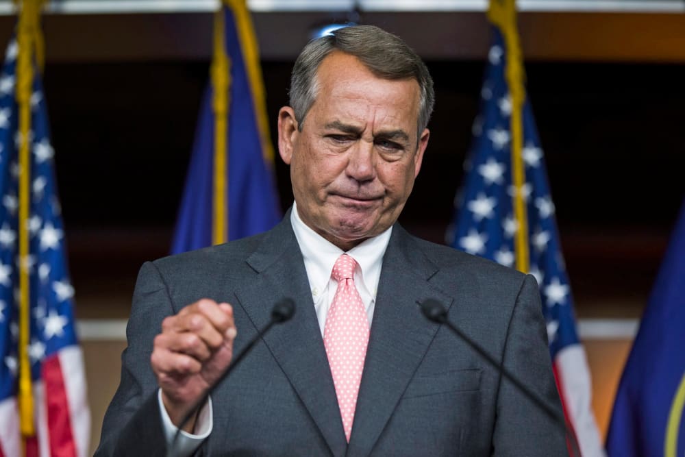 Image: Republican Speaker of the House John Boehner Announces He is Retiring