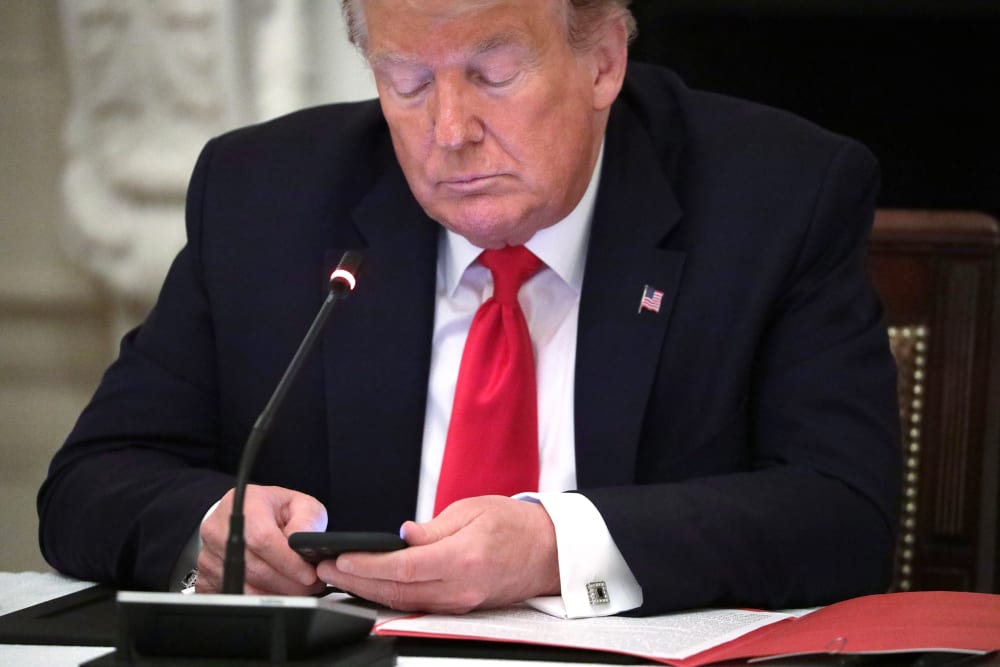 Image: President Trump Holds Roundtable With Governors On Reopening Small Businesses