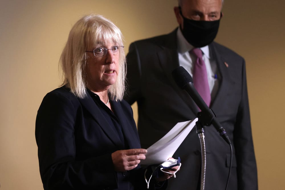 Image: Senate Leader Schumer Holds Weekly Media Availability