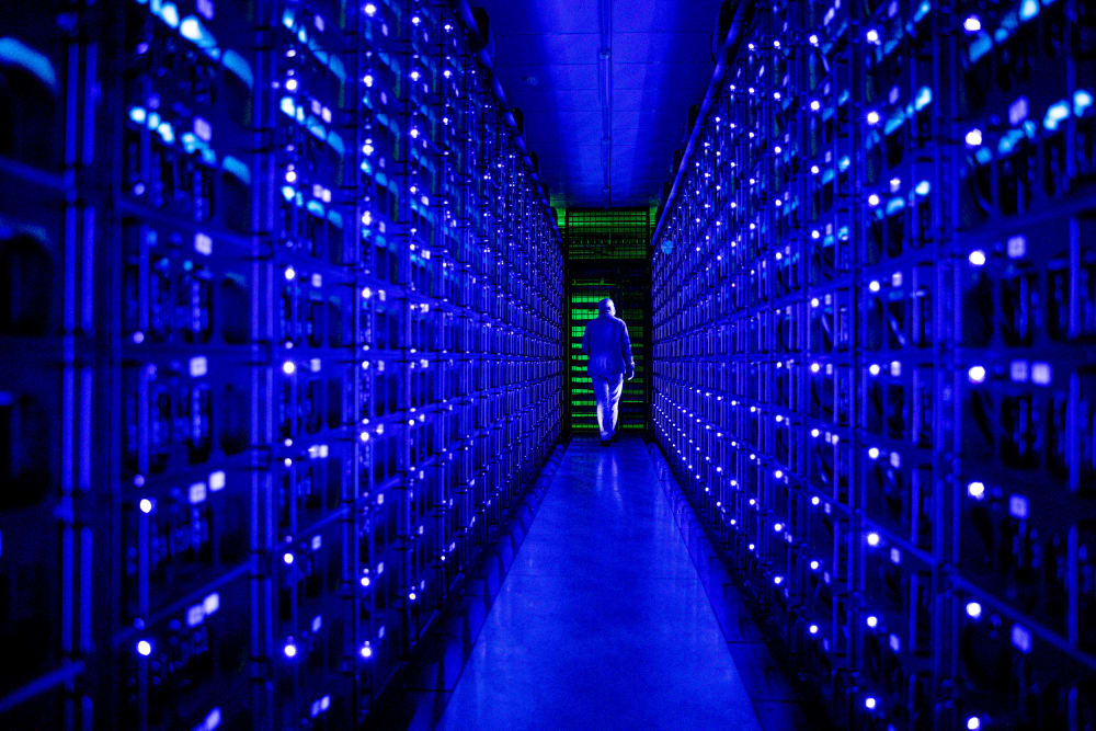 Image: Mining rigs of Ethereum and Zilliqa cryptocurrencies in Romania on Jan. 22, 2021.