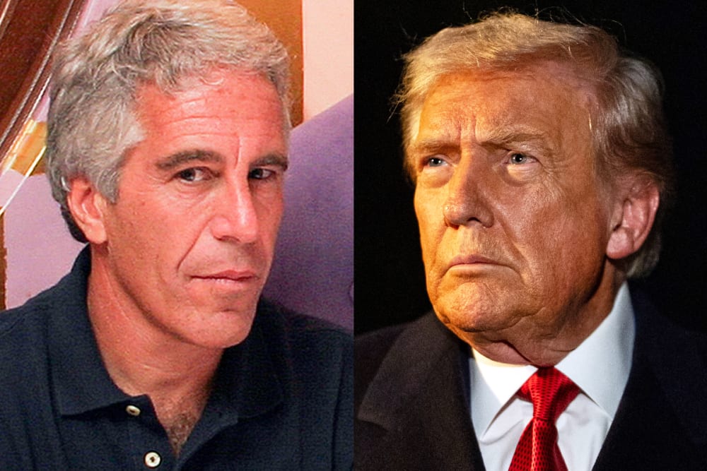 Jeffrey Epstein; Donald Trump.