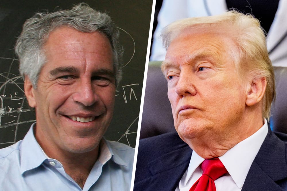 Jeffery Epstein; Donald Trump.