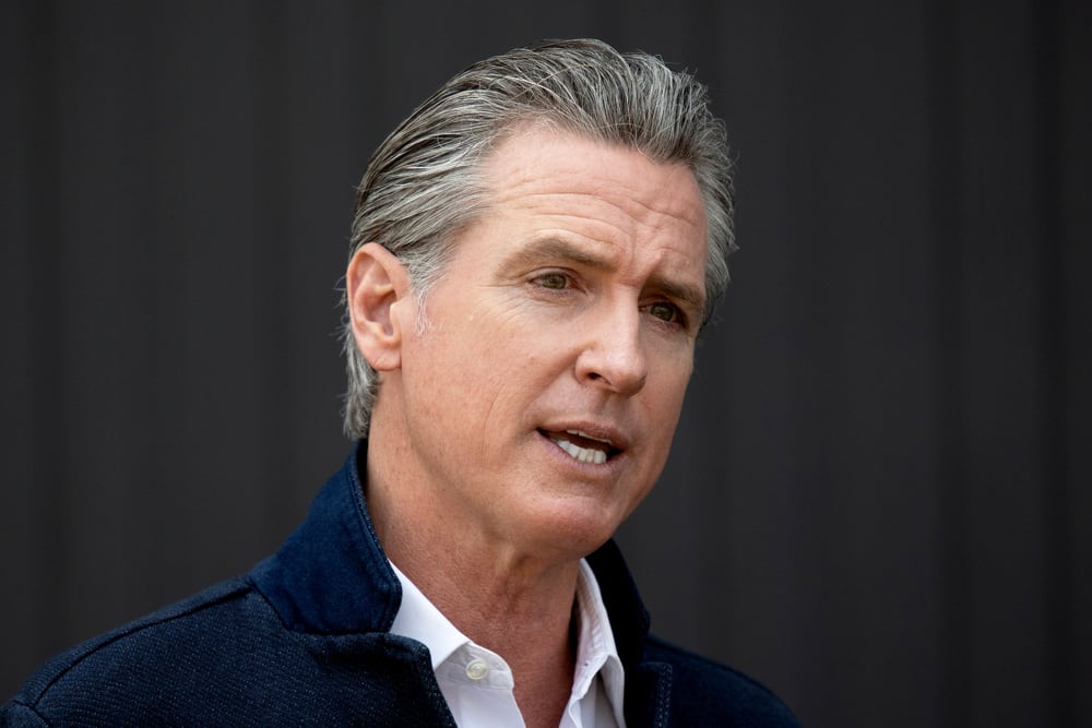 California Governor Gavin Newsom.
