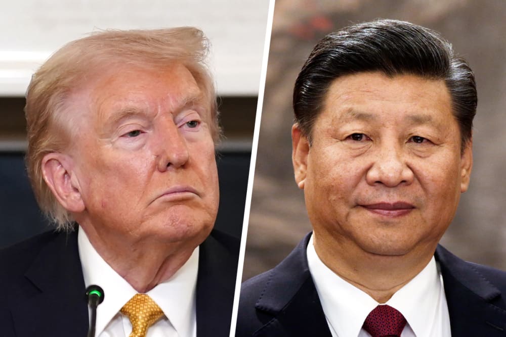 Donald Trump; Xi Jinping.