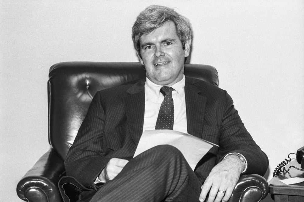 Newt Gingrich, R-Ga., on July 18, 1983.
