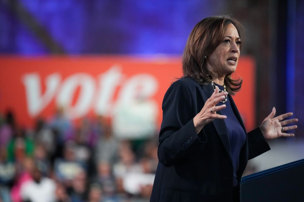 Kamala Harris Campaigns For President In Philadelphia Area