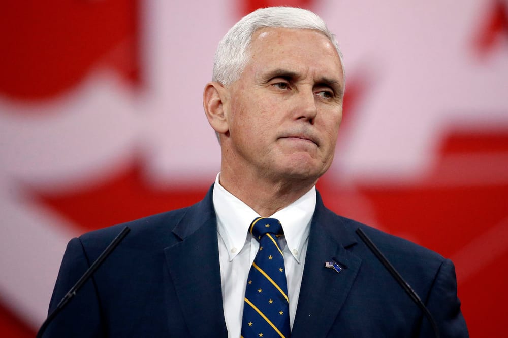 Indiana Gov. Mike Pence pauses while speaking at the Conservative Political Action Conference (CPAC) on Feb. 27, 2015 in National Harbor, Md.