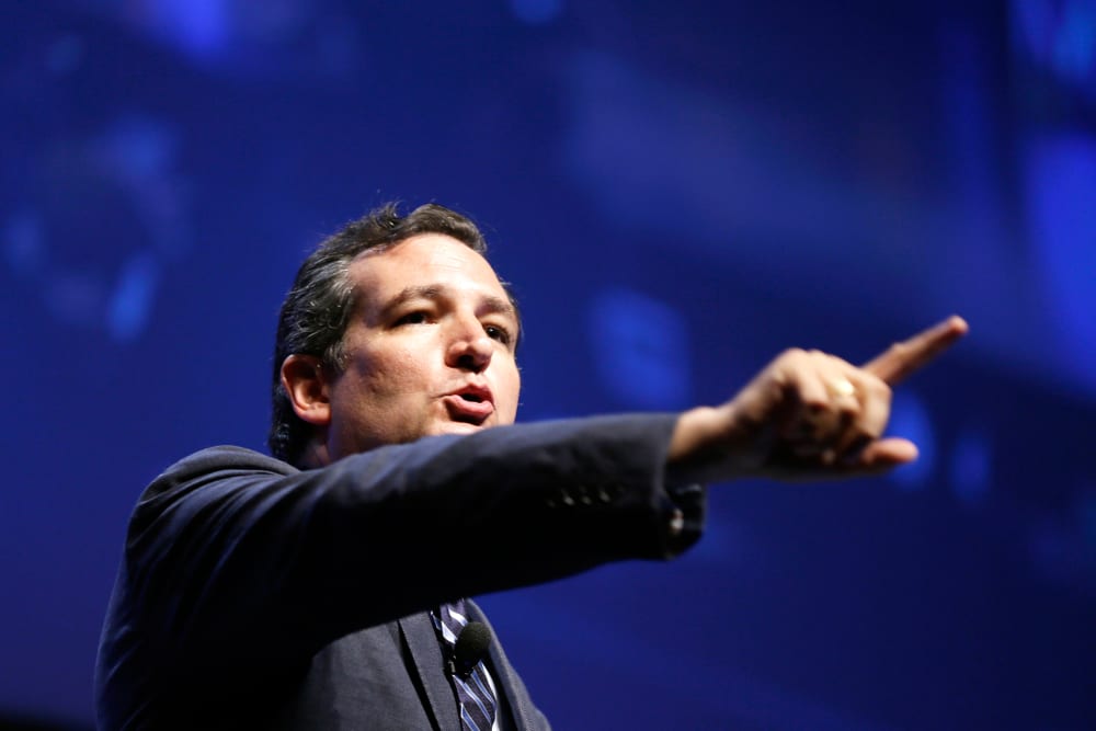 In this Aug. 9, 2014 file photo, U.S. Sen. Ted Cruz, R-Texas, speaks during an event in Ames, Iowa. (Photo by Charlie Neibergall/AP