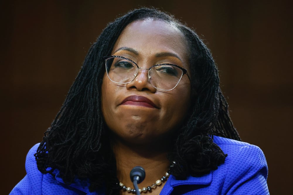 Judge Ketanji Brown Jackson on Capitol Hill.