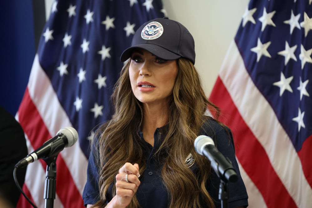 Department of Homeland Security Secretary Kristi Noem.