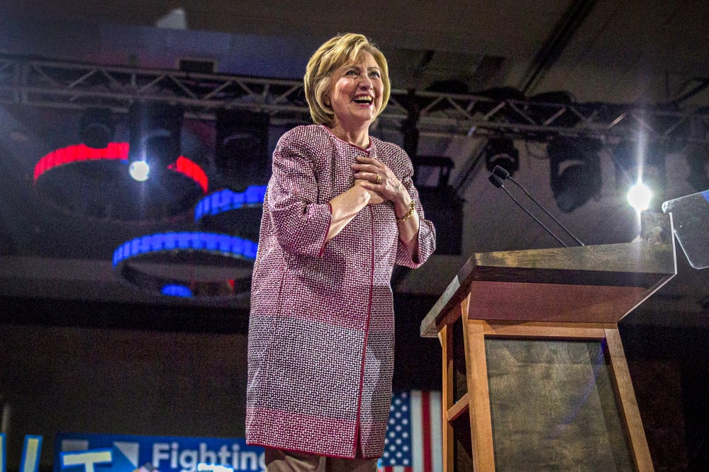 Hillary Clinton.