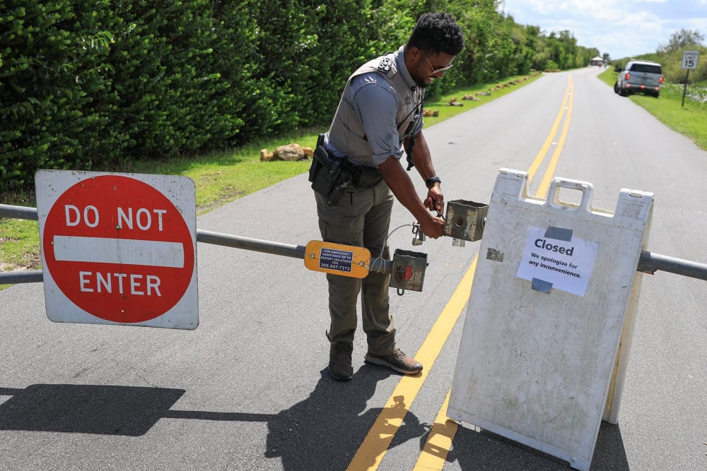 Image: Florida's Everglades National Park Partially Closed Due To Government Shutdown