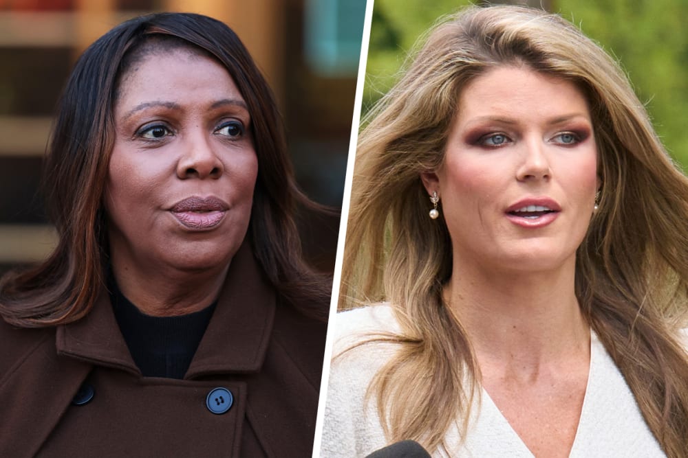 Letitia James; Lindsey Halligan