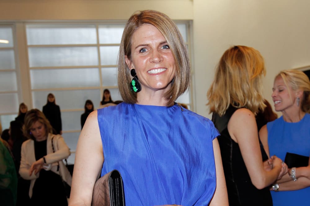 Colleen Bell attends a cocktail reception at Gagosian Gallery in L.A. on May 3, 2013.