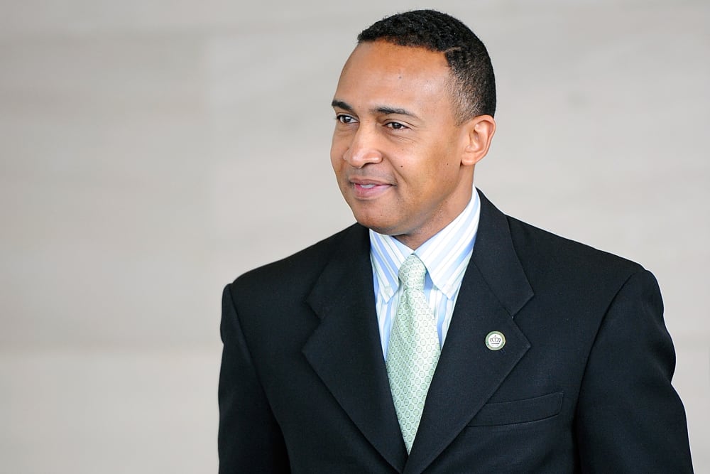 Charlotte Mayor Patrick Cannon on Feb. 6, 2014 in Charlotte, N.C.