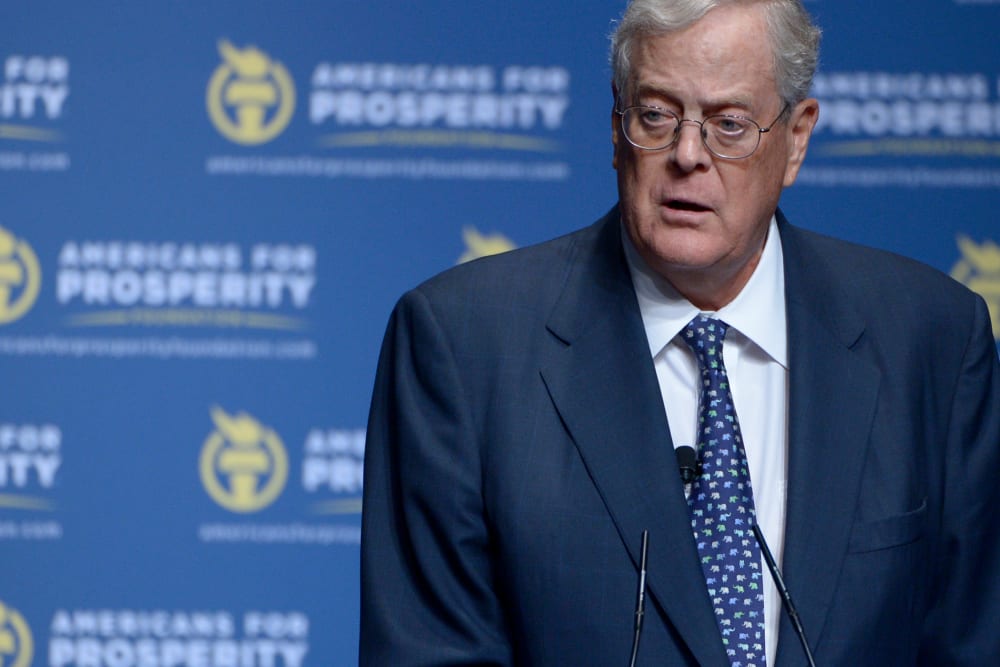 David Koch (Photo by Phelan M. Ebenhack/AP)