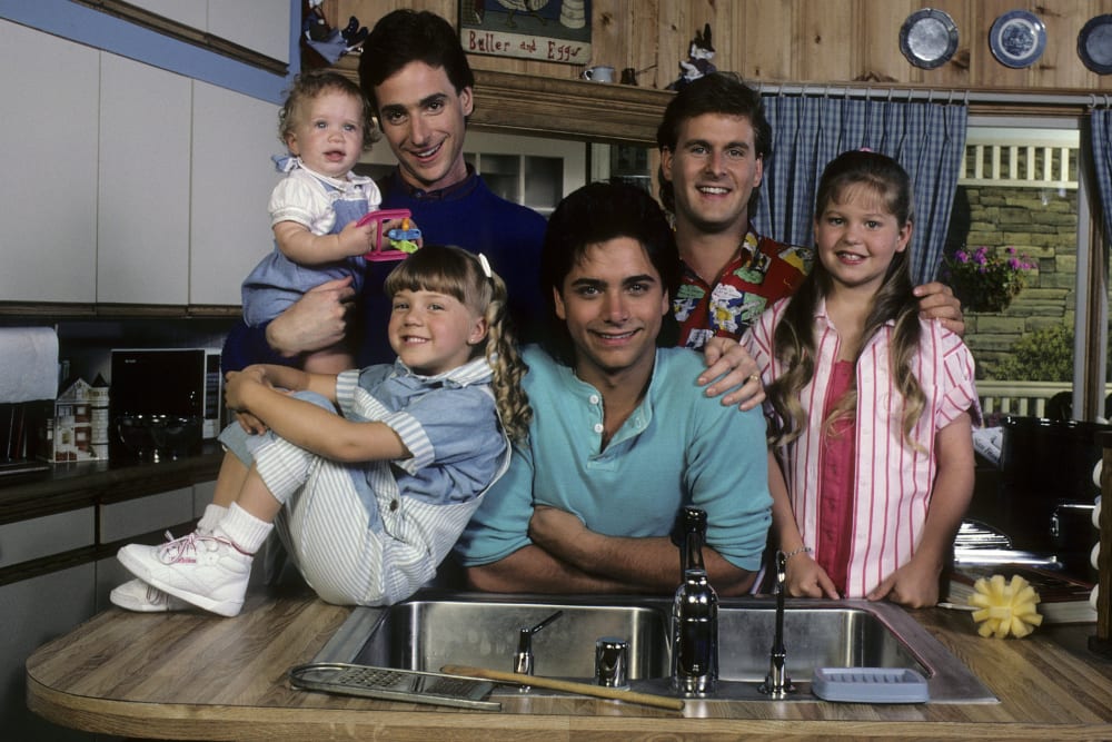 The cast of Full House in 1987.