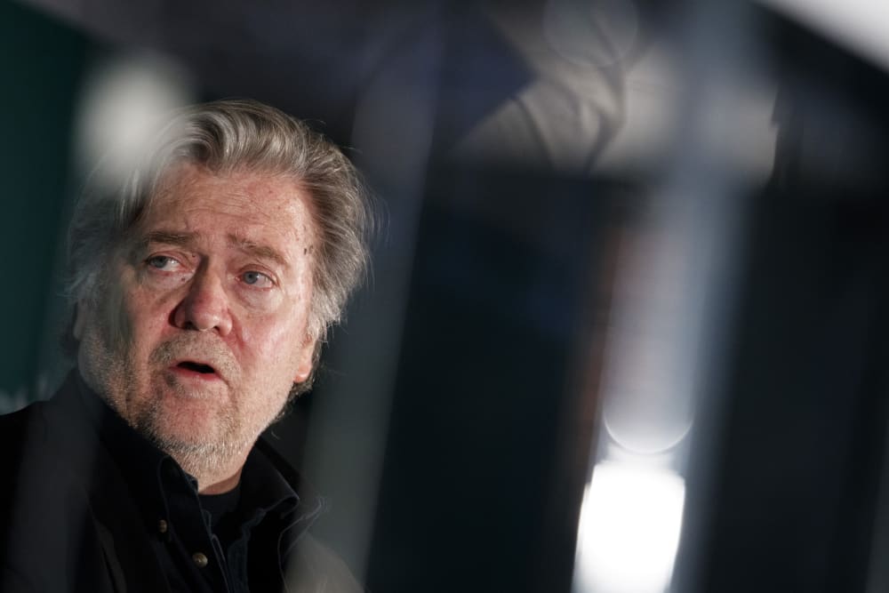 Image: Steve Bannon, Leon Panetta And David Petraeus Attend Conf. On Violent Extremism