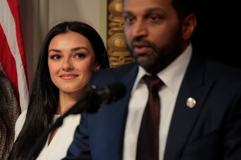Alexis Wilkins and her boyfriend, Federal Bureau of Investigation Director Kash Patel.