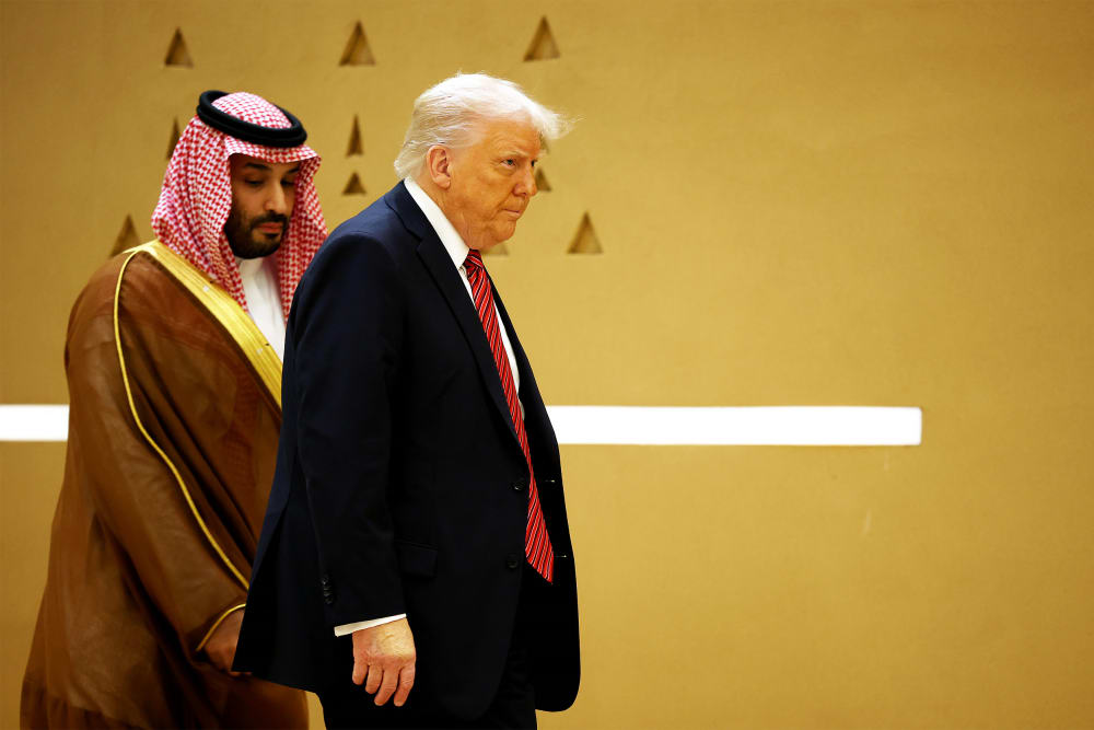U.S. President Donald Trump and Saudi Crown Prince Mohammed bin Salman.