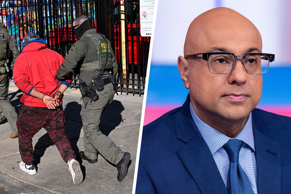 U.S. Border Patrol arrest a person  in Chicago on Nov. 6, 2025; Ali Velshi.