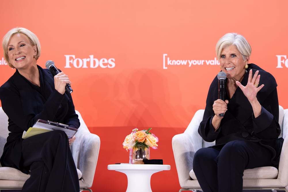 Know Your Value's Mika Brzezinski is joined by personal finance expert Suze Orman at the 30/50 Summit in Abu Dhabi to share their best money advice.