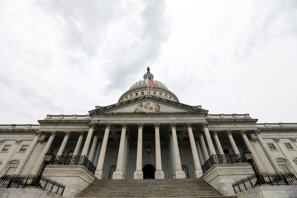 The Capitol building.