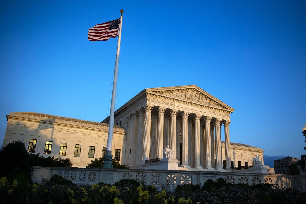 The U.S. Supreme Court building.