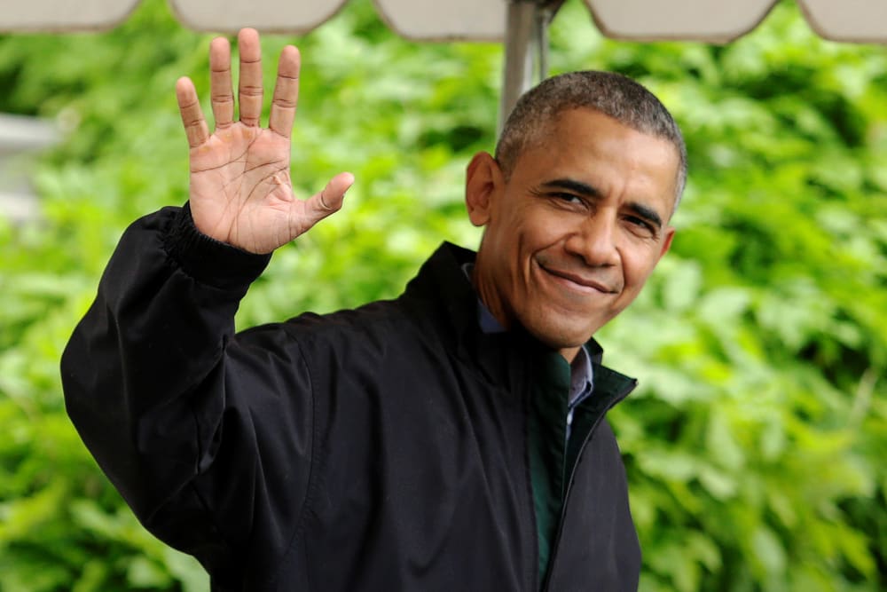 President Barack Obama waves as he walks out from the White House in Washington before his departure to Vietnam, May 21, 2016. (Photo by Yuri Gripas/Reuters)