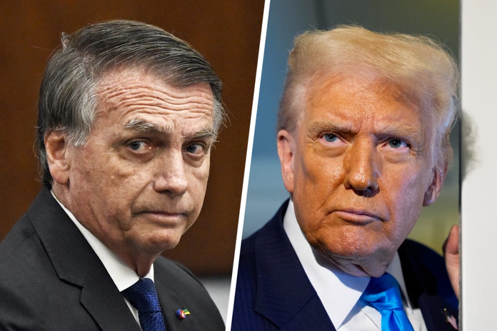 Jair Bolsonaro; Donald Trump.
