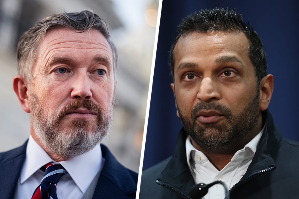 Rep. Thomas Massie FBI Director Kash Patel.