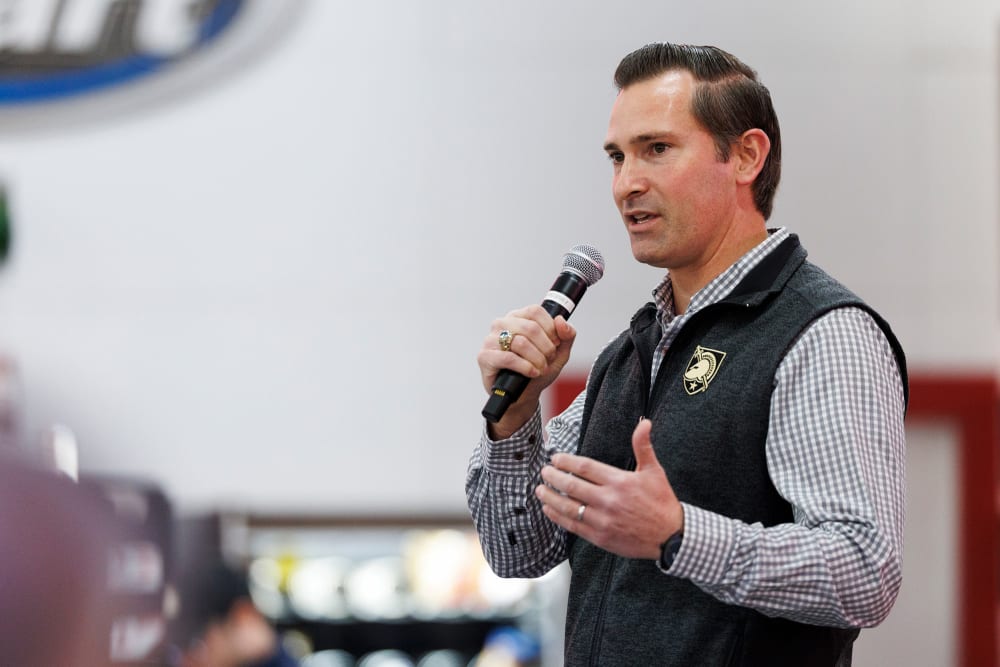 Matt Van Epps during a get out the vote event in Franklin, T.N.