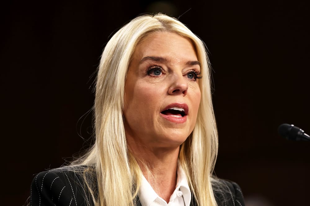 Pam Bondi on Capitol Hill.