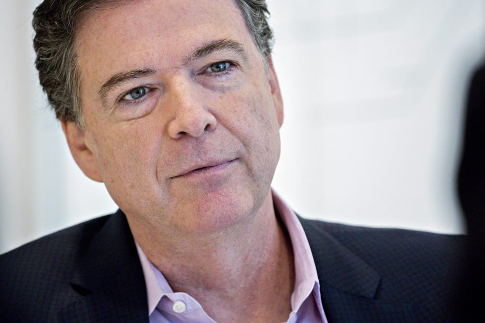 James Comey during an interview in Washington, D.C.