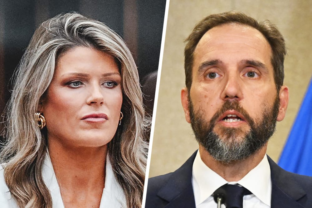 Lindsey Halligan; Jack Smith.