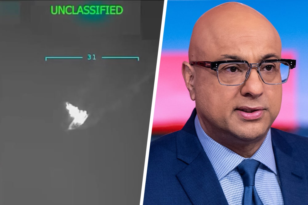 Surveillance footage of boat strike; Ali Velshi.