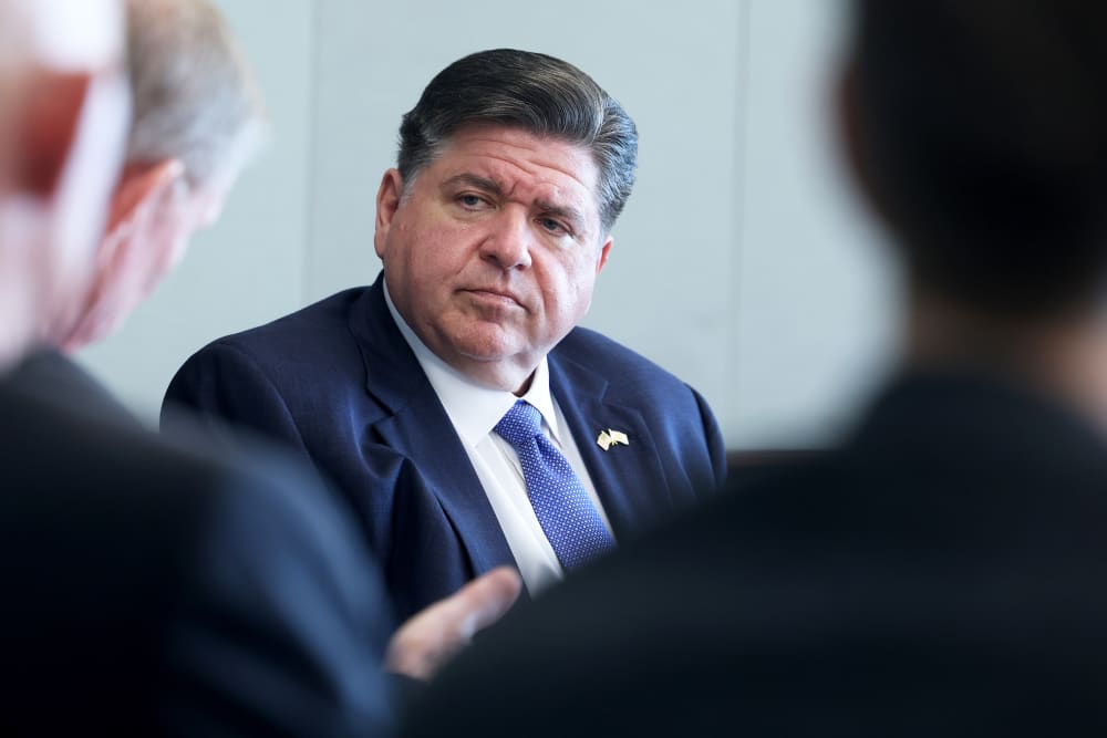 Illinois Gov. JB Pritzker in Chicago, IL.