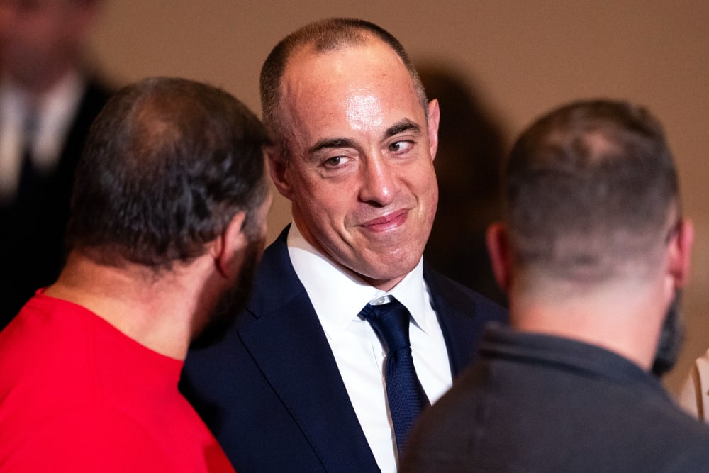 Emil Bove, US circuit judge for the third circuit, during an event on inflation in Mount Pocono, PA.