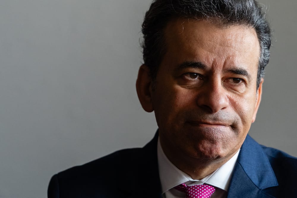 Martin Makary, the commissioner of the FDA, during an interview in Washington, D.C., on July 18, 2025.