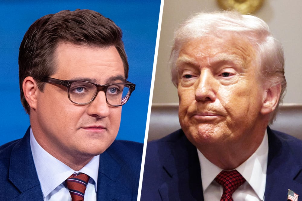 Chris Hayes; Donald Trump.