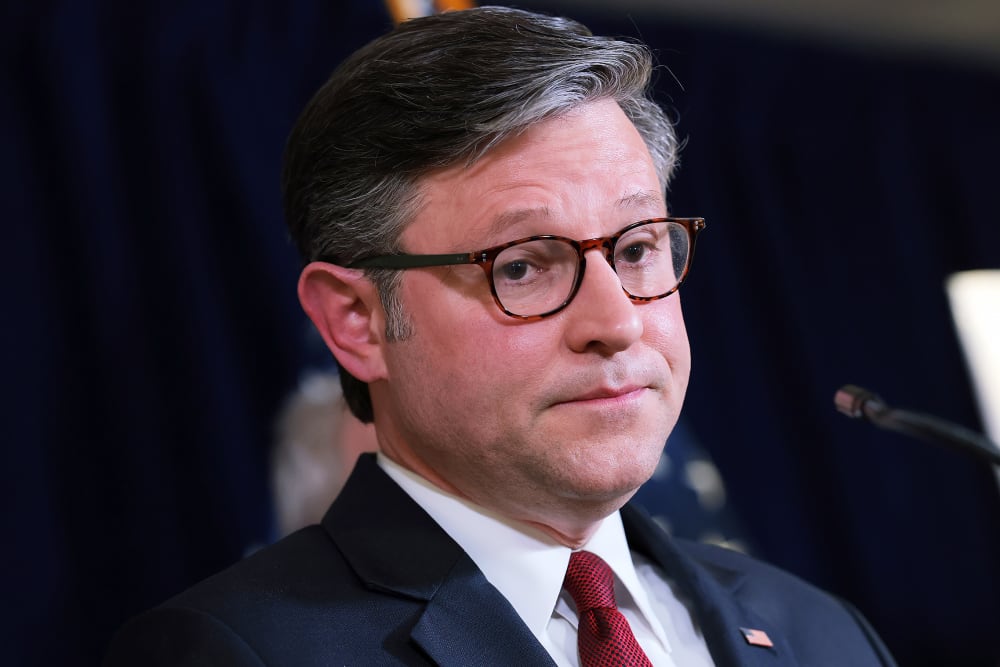 Speaker of the House Mike Johnson on Capitol Hill.