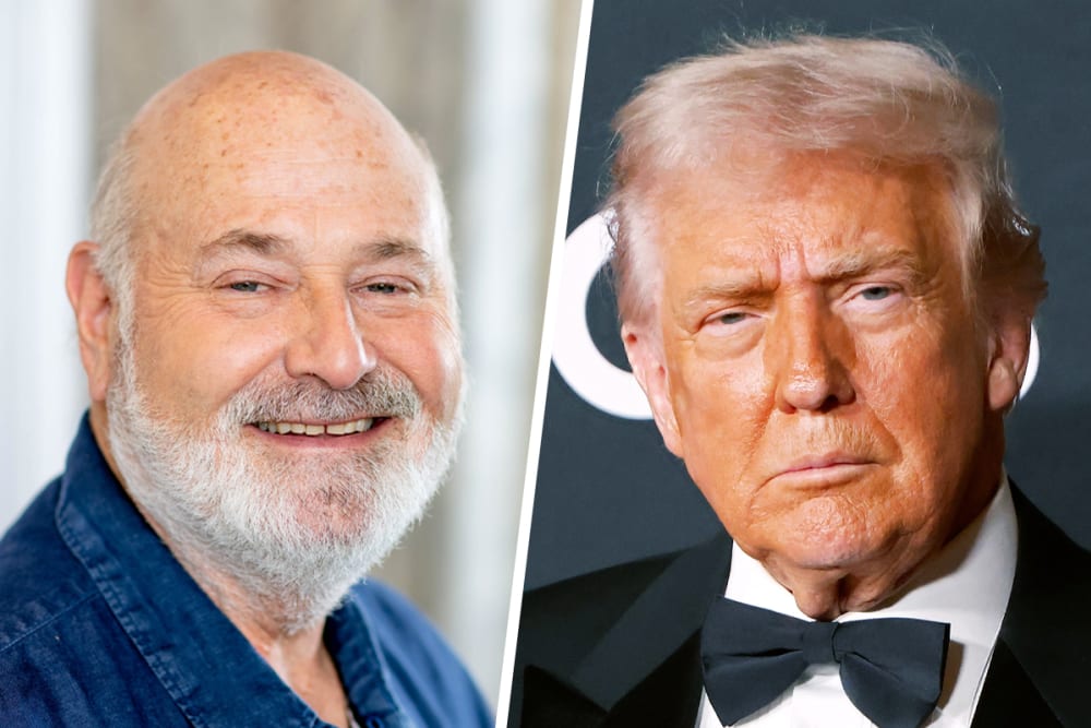 Rob Reiner; President Donald Trump.