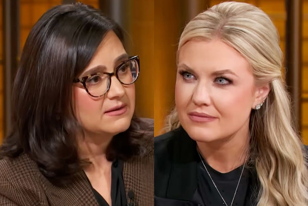 Bari Weiss; Erika Kirk.