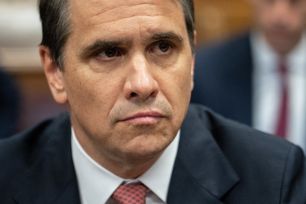 Todd Blanche sits in the courtroom at Manhattan Criminal Court on May 3, 2024 in NYC.